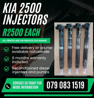Kia 2500 Injectors For Sale With Warranty