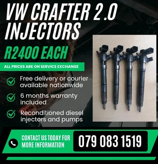 Vw Crafter 2.0 Injectors For Sale With Warranty