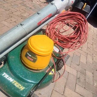 Trimteck electric lawn mower + blower