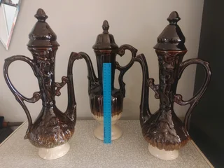 Vintage Ceramic Jugs – Set of 3