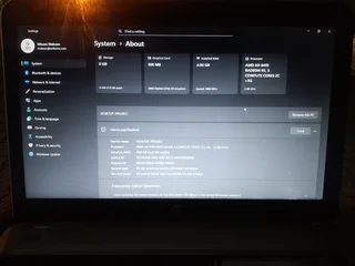 HP 455 G4 ProBook8 GB Ram 500 GB SSDBacklit keyboard Windows 11