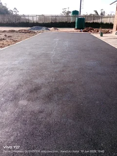 We do tarring paving retaining walls precast fencing concrete driveways and building