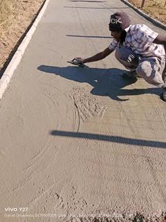 We do tarring paving retaining walls precast fencing concrete driveways and building