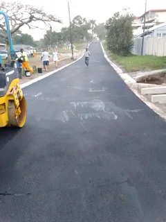 We do tarring paving retaining walls precast fencing concrete driveways and building