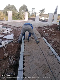 Paving and retaining walls