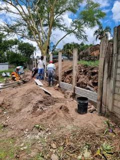 Tar driveways and retaining walls