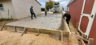 Concrete and retaining walls