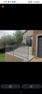 Garden pool and balustrades fence