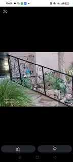 Garden pool and balustrades fence