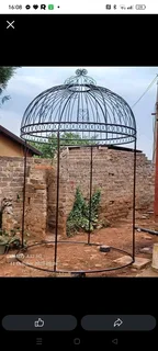 Iron wrought garden gazebos