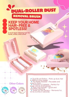 Car seats , couches and Carpets  Rolling cleaning Brush