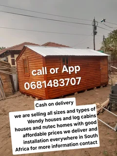 3x5m 3x6m 4x4m 3x4m log homes for sale