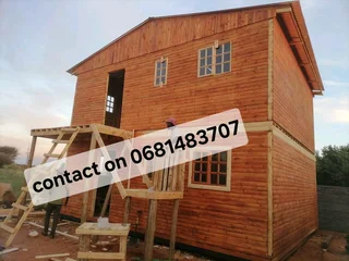 6x6m 6x7m 7x7m log homes for sale