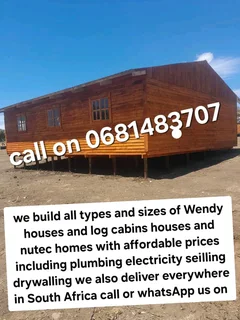 3x5m 3x6m log homes for sale