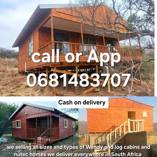 6x8m  6x9m  8x8m log homes for sale