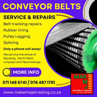 New and used conveyor belts