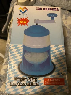 Ice Crusher and shaver