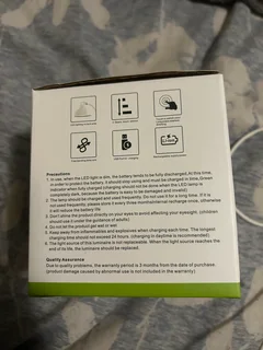 Rechargeable LED desk lamp