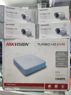 HIk vision Kit with 4 x HIk vision Camera Indoor/Outdoor 1080P &#43; 4 Channel DVR- 7100 Series