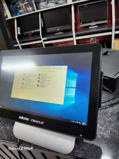 Micros Oracle POS&#64; R4000_ Celeron _ 8gb Ram 128gb eMMc SSD _ 14inch Card Reader _ HDMI