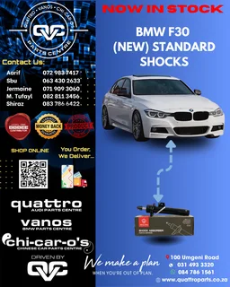 BMW F30 standard shocks