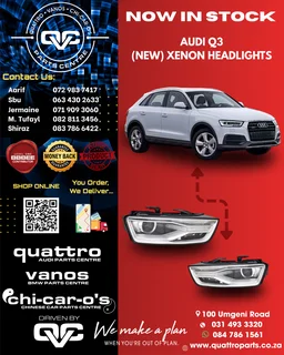 2016 Audi Q3 Xenon Headlights