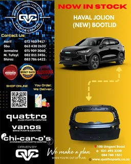 Haval Jolion Rear Bootlid