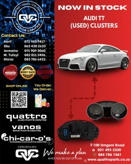 Audi TT Cluster