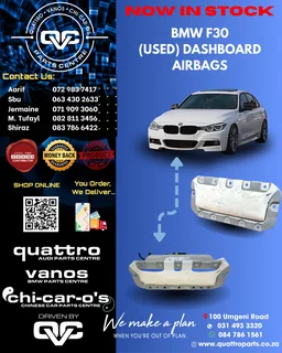 BMW F30 Dashboard Airbags