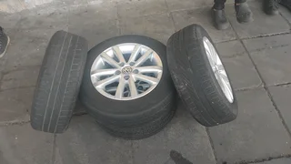 14inches WV polo Mag Rims and Tyres for sale