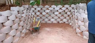 G BLOCKS RETAINING AND TAR ROAD INSTALLATION