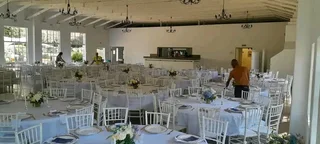 Tables, Stretch tents, Crockery, Cutlery, Party equipment, Plastic chairs, Linen, Urn, Christmas