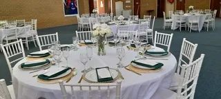 Catering, Party equipment, Tables, Chairs, Crockery, Cutlery, Stretch tents, Linen, Chair covers