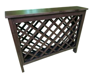 Handcrafted African Mahogany & Rosewood Wine Rack  1180×260×930mm Premium 40+ Bottle Storage