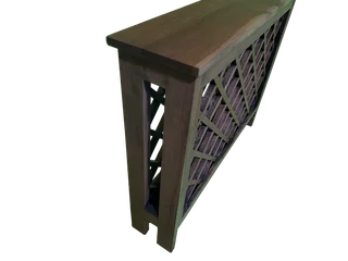 Handcrafted African Mahogany &amp; Rosewood Wine Rack  1180×260×930mm Premium 40&#43; Bottle Storage