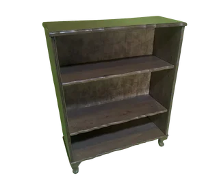 Vintage French-Style Bookshelf / Display Shelf  Solid Wood 760×300×930mm