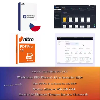 Nitro pro 14 and wondershare elements pdf Installation