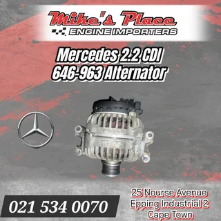 Mercedes 646.963 2.2 220CDi Alternator For Sale