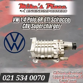 VW 1.4 Polo CAV Supercharger For Sale @ Mikes Place Engine Importers