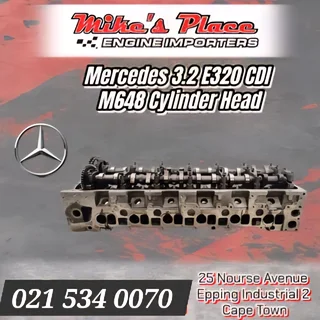 Mercedes 3.2 M648 Cylinder Head for sale @ Mikes Place Engine Importers