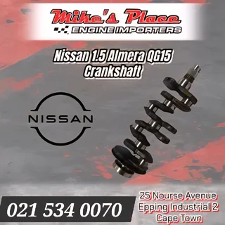 Nissan QG15 Crankshaft for sale @ Mikes Place Engine Importers