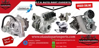 Turbo Chargers - Quality Replacement Turbo Chargers for Most Vehicle Types Nissan Toyota Ford etc