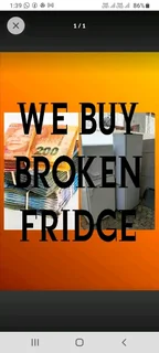 Broken Fridge Freezer Cash