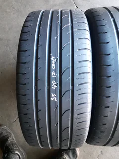 215/40/17 continental and many other sizes for sale call /whatsApp 0670042842 for details.