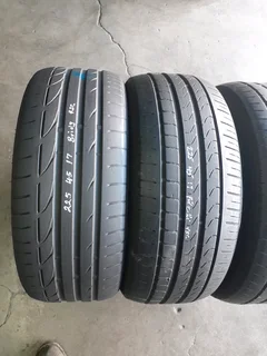 225/45/17 runflat and many other sizes for sale call/whatsApp 0670042842 for details. We deliver.