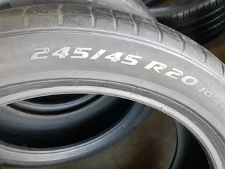 245/45/20  runflat x 4 pirelli and many other sizes for sale call/whatsApp 0670052842 for details.