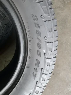 265/65/17 pirelli scorpion A/T and many other sizes for sale call/whatsApp 0631966190 for details.