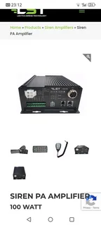 Siren PA Amplifier System