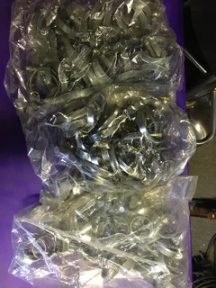 Bulk Lot of New Hose Clamps /  Worm Drive Clamps/ 3 bags