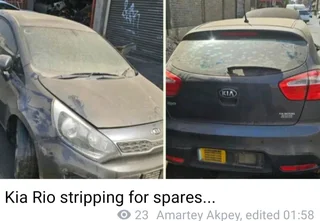 Kia Rio hatchback Stripping for Spares...